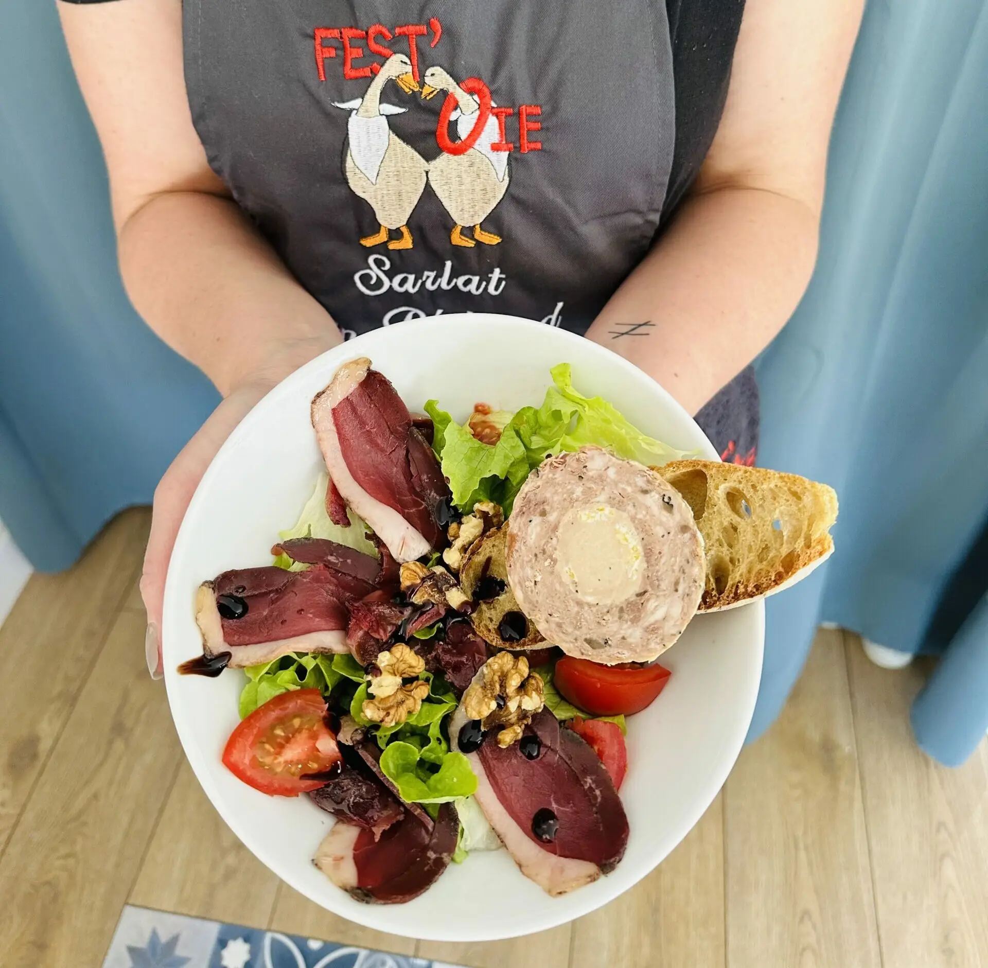 Salade Périgourdine. Les pépites du Périgord